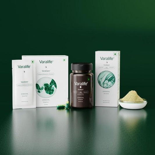 VaraSpan® + VaraCare® - Complete Longevity Pack - NMN + Resveratrol & Hyaluronic Acid, Quercetin & Vitamin C Supplements